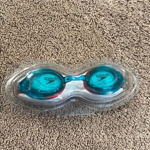 Speedo Blue and Red Kids Goggles